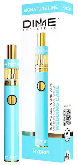 DIME INDUSTRIES WEDDING CAKE 1000MG DISPOSABLE