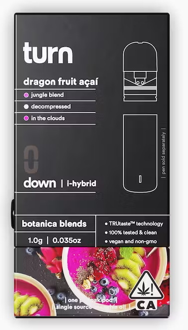 TURN DRAGON FRUIT ACAI 1.0G POD