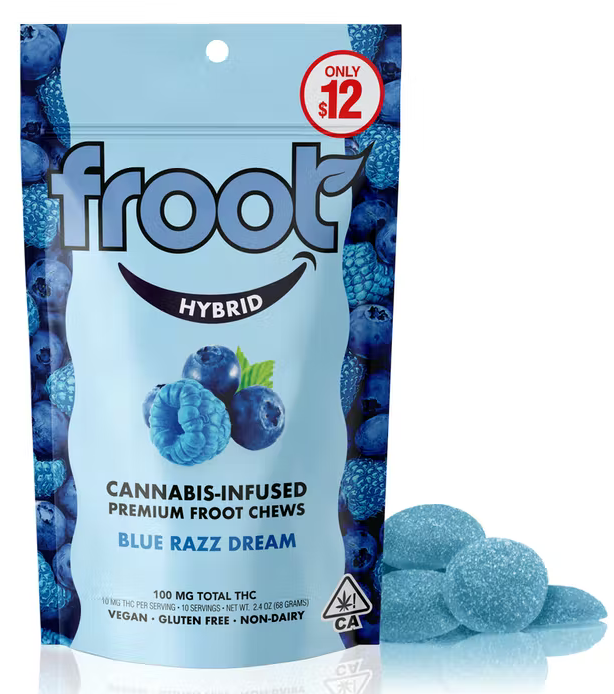 FROOT BLUE RAZZ DREAM GUMMY 100MG