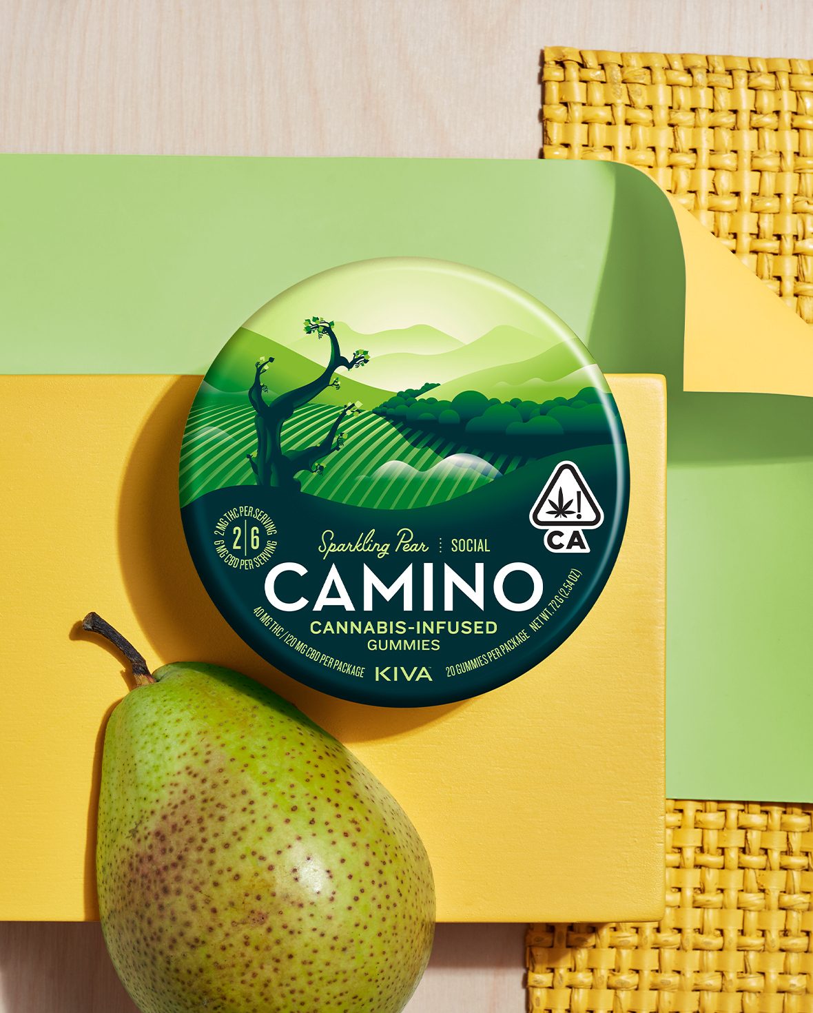 CAMINO - SPARKLING PEAR 1:3 THC:CBD