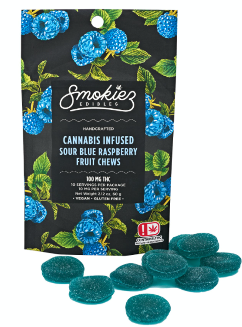 Sour Blue Raspberry 100MG