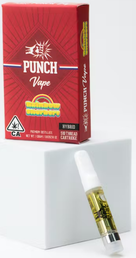 PUNCH EXTRACTS - DISTILLATE CART - RAINBOW SHERBERT (1G)