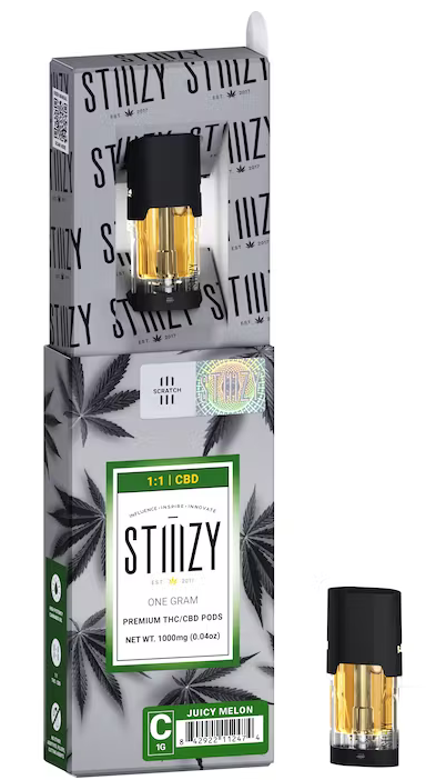 STIIIZY JUICY MELON 1:1 -1G POD