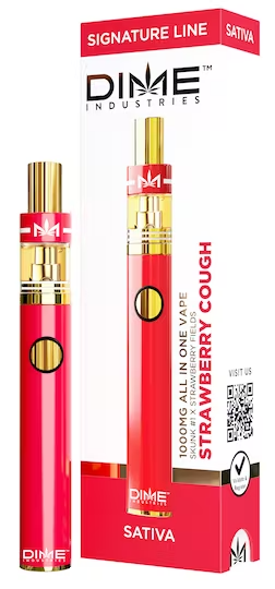 DIME INDUSTRIES STRAWBERRY COUGH 1000MG DISPOSABLE