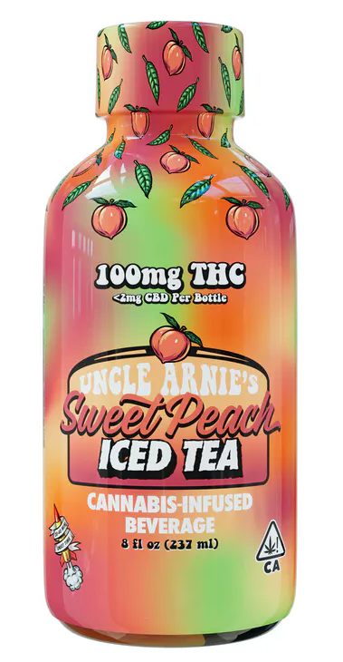 UNCLE ARNIES SWEET PEACH ICED TEA 100MG 8OZ